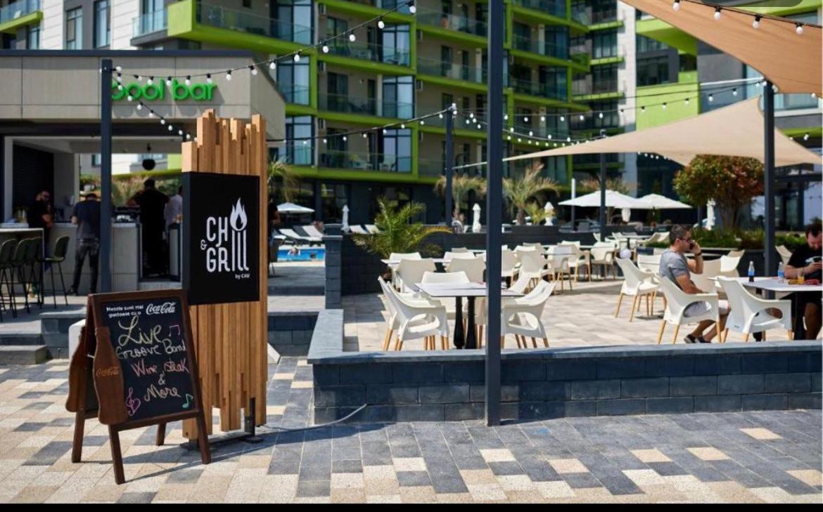 Bea Apartament On The Beach -Mamaia Nord Navodari Ngoại thất bức ảnh